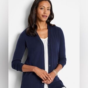 Halogen Deep Blue Women's Cardigan